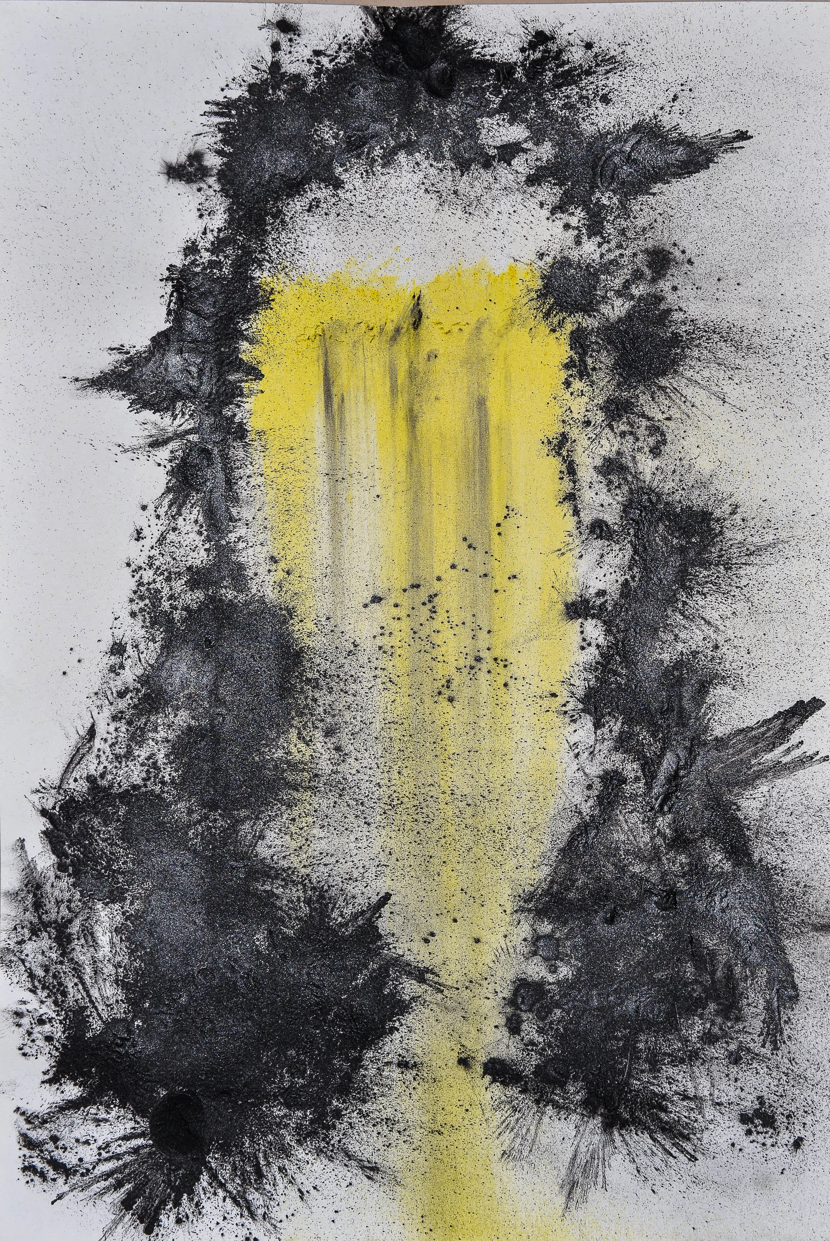 Cosmopolitical City — toner on watercolour paper